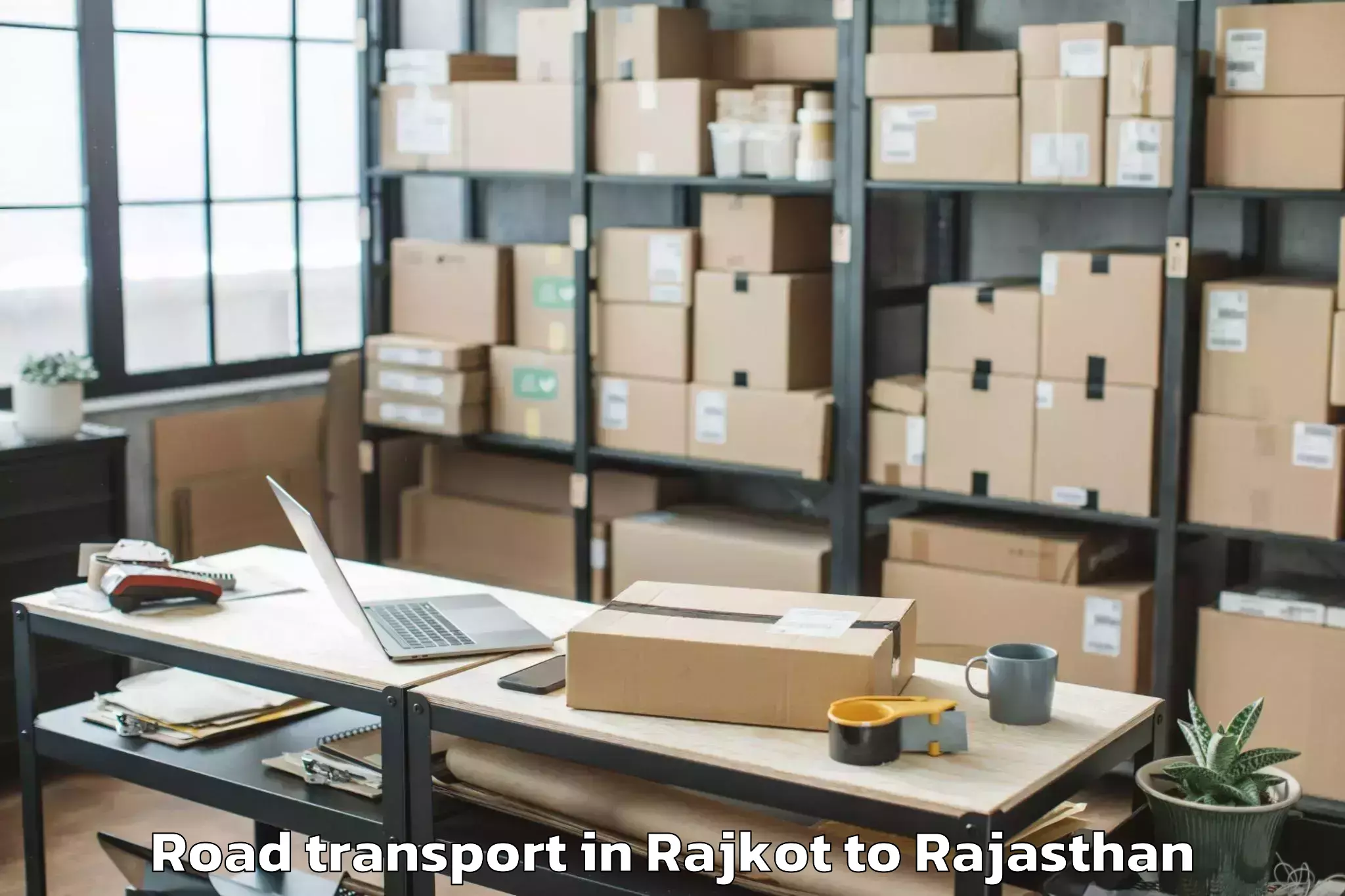 Professional Rajkot to Baswa Road Transport